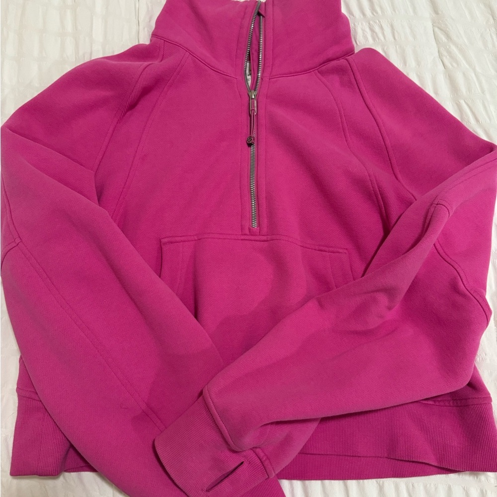 lululemon athletica Pink Half-Zip Pullover